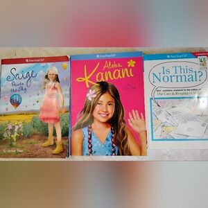 American Girl Book Trio - Saige, Kanani, & Is This Normal